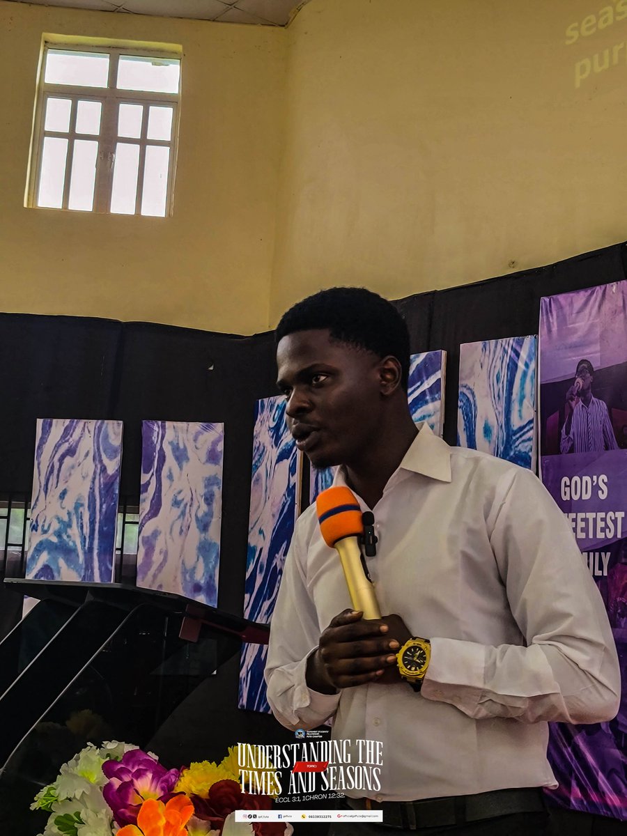 Gsf_Futa's tweet photo. We declared Psalm 91 with boldness... our covering, our covenant, our confidence.
In His secret place, we found safety. In His shadow, we found rest.
#gsffuta #gsf #gsfnational #sundayservice https://t.co/UHnYKbJqLb