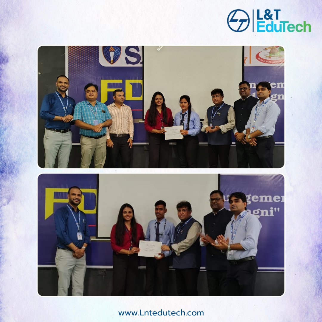 lntedutech's tweet image. L&amp;amp;T EduTech kickstarted journeys at Karpagam with 700+ freshers and celebrated top performers at SAM Global Univ. From insights to felicitation, shaping #futureready talent begins! #LnTEduTech #CampusToCareer #CareerKickstart