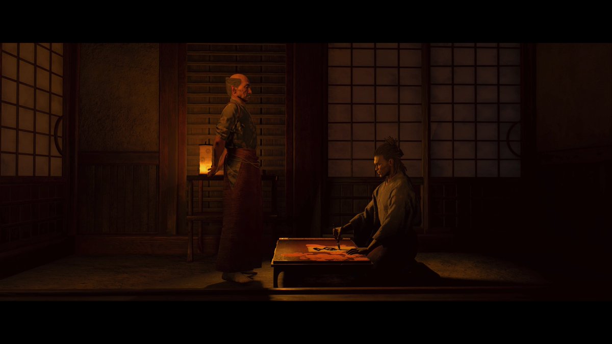BR28h's tweet photo. 弥助と奈緒江を交互にプレイできるので侍⇔忍者と交互に楽しめるの良いです🥷アサクリによくある建物と建物の間のロープ渡り、忍の奈緒江ならスッスッ渡れるのですが、侍の弥助はブチィ！！！って切れてしまうのでふふってなります コントローラーの振動も変わるのですごい！
 #AssassinsCreedShadows https://t.co/vW5YZyCE2g