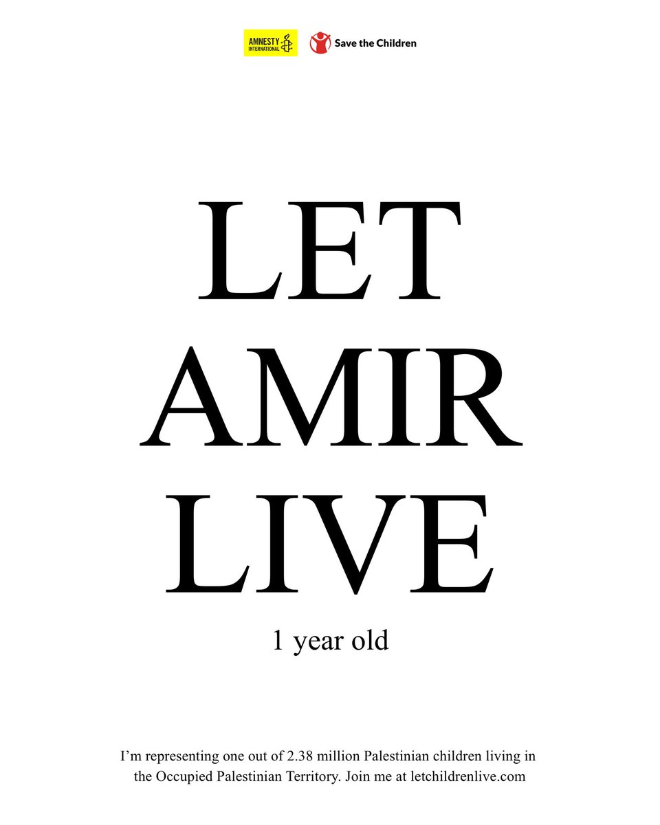 I may not know this child, but I know they deserve to live in safety and with dignity. This child is one of the 2.38 million Palestinian children who have the right to a future. Stop the genocide
Sign up at letchildrenlive.com so every child is represented.
#letchildrenlive