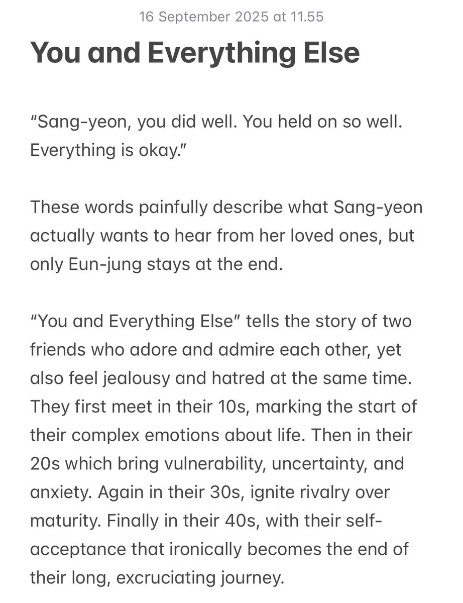 buzzfourm's tweet image. Me in despair after watching this angst-filled melodrama. It unconsciously makes me reflect on my life; how I treat my family, my friends, and my spouse. It gracefully carves deep into my heart, how I can cope with this post-series depression.

#YouAndEverythingElse