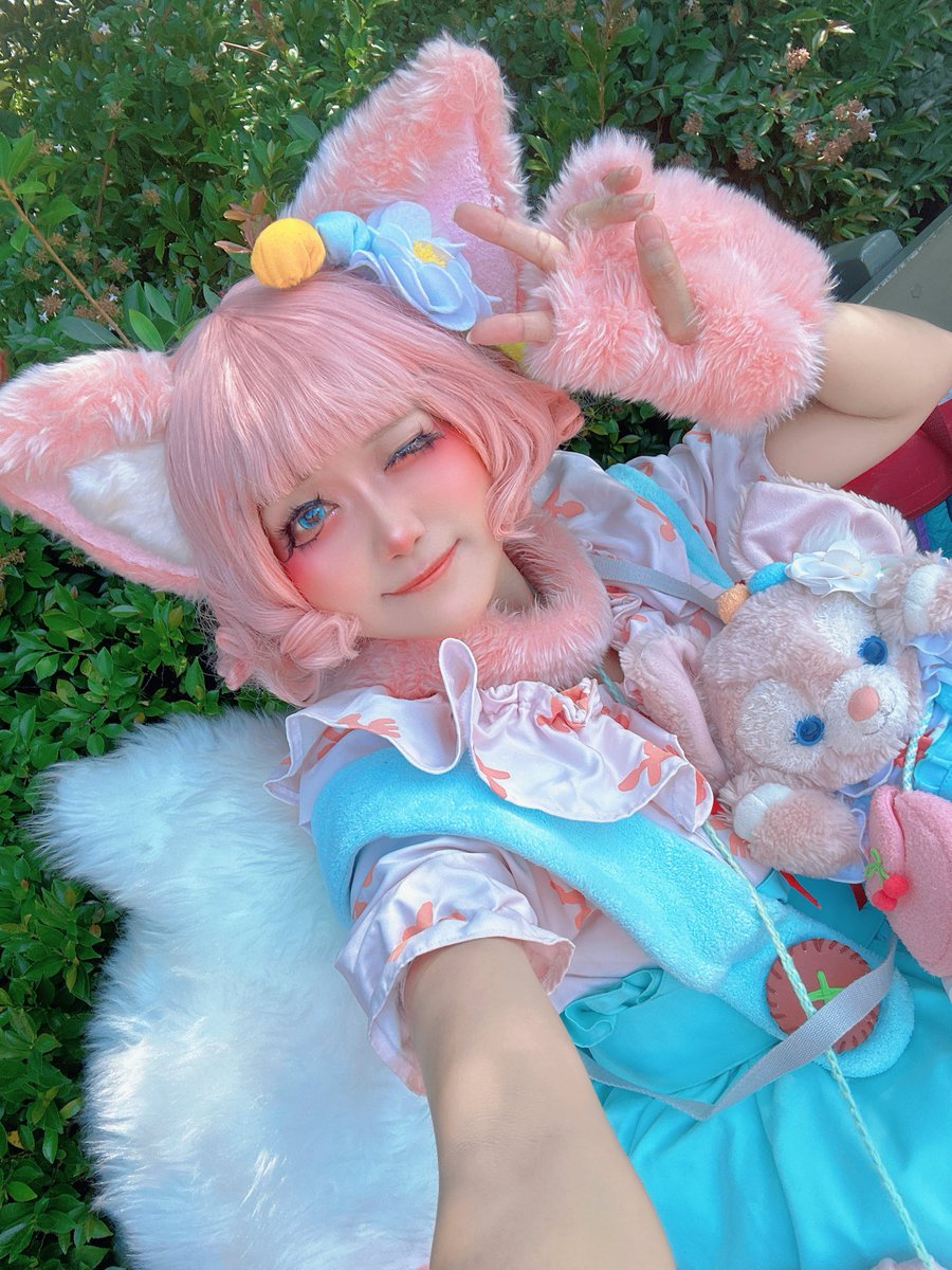 ワンダフルキッチンのリーナベルでイン！！おしゃなたんらんどクッキーと一緒だよ〜💛💛あぢぃぃぃぃ🥵💦