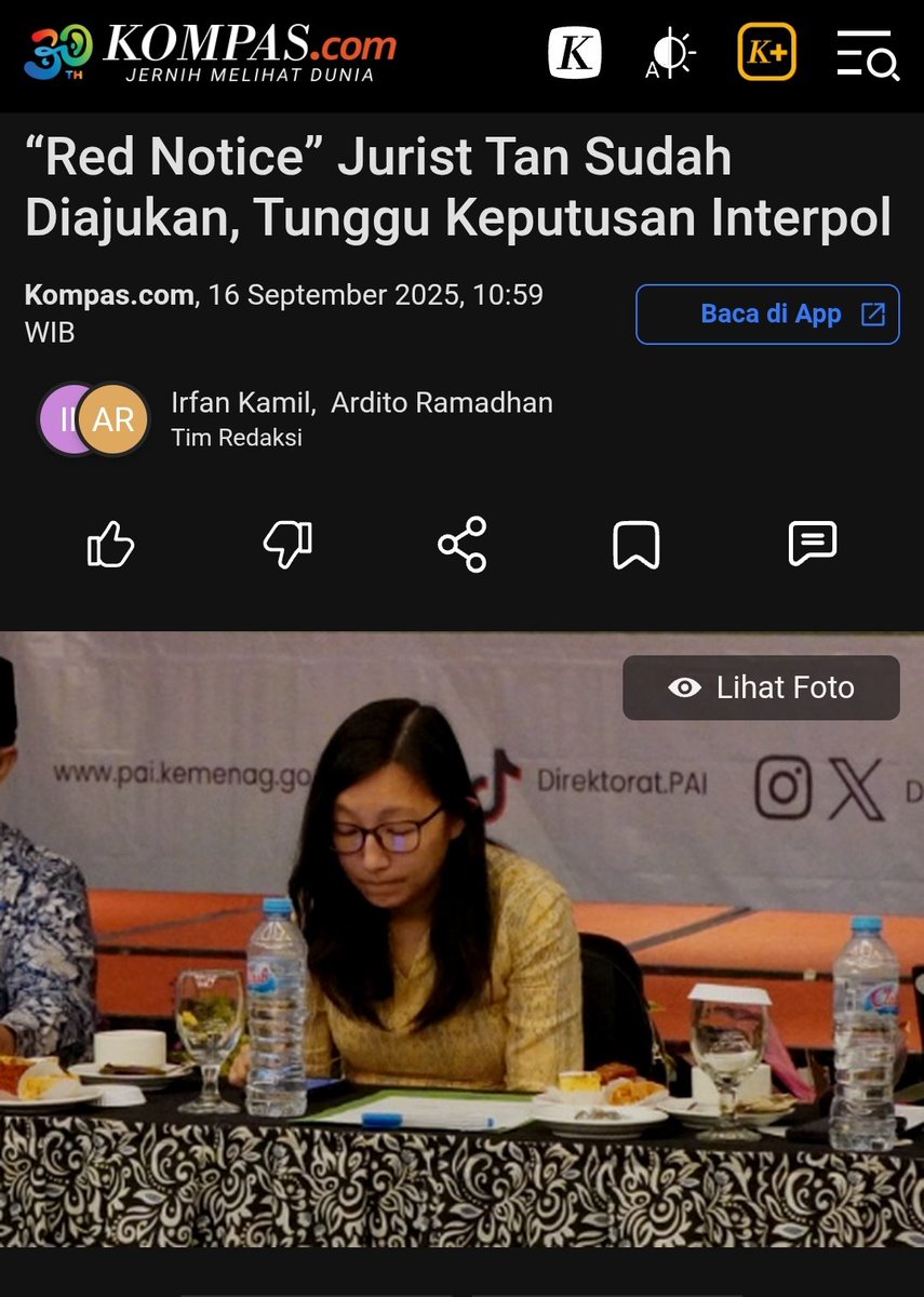Pakar hukum UBK Hudi Yusuf nyentil bang Hotman Paris , Karena lebay banget minta 10 menit buat ketemu Presiden  Prabowo buat ngebelain Nadiem. 
Disini stuju sih, kalo bela ya di pengadilan, bukan istana ... 🙃 

Di sisi lain, Indonesia masih nunggu keputusan Interpol soal Red