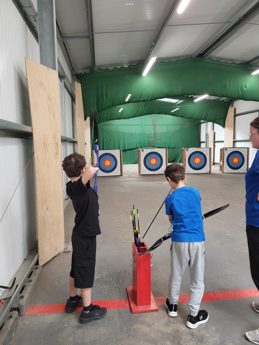 🎯Everyone enjoyed Archery after lunch. #kerseyschool #suffolkschool #residential #trip #adventure #archery