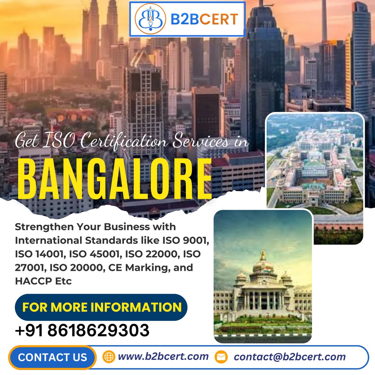 b2bcert's tweet image. 📌 Get ISO Certification in Bangalore
✅ Build Trust, Boost Growth, Ensure Compliance
#ISOCertification #Bangalore #Jayanagar #JPnagar #Koramangala #HSRLayout #Marathalli #Electroniccity #Banashankari #ISO9001 #ISO14001 #ISO27001 #ISO45001 #QualityStandand #GlobalRecognition