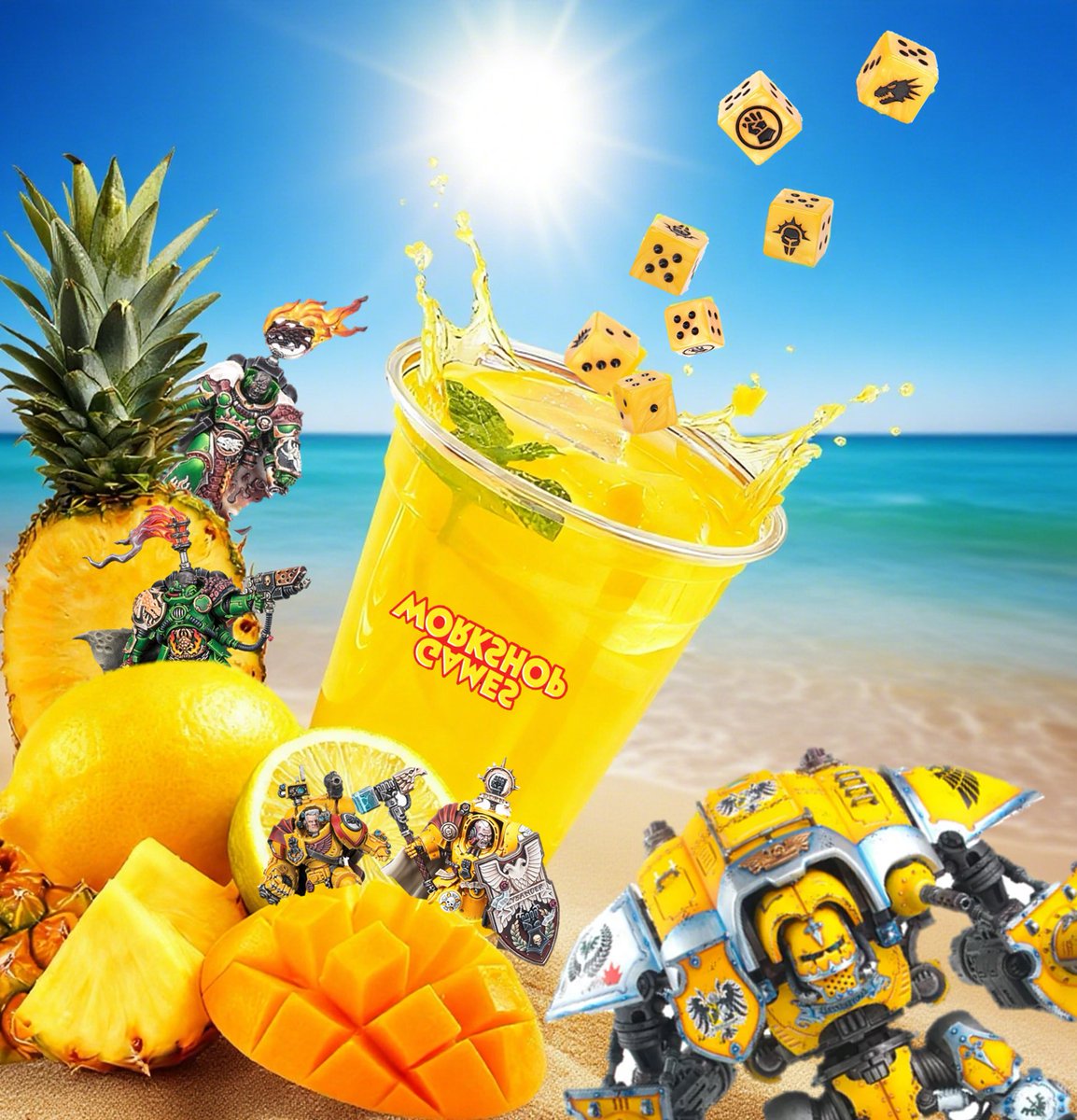 Sparrow12132's tweet photo. Summer vibes 
#warhammer40k #WarhammerCommunity https://t.co/E0c8jNySz5