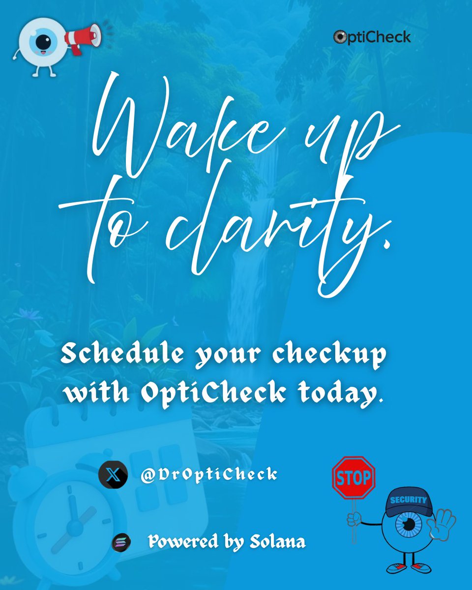 DrOptiCheck's tweet photo. Wake up to clarity, And care more for your Eyes.

Good morning CT https://t.co/S812ymfzWd