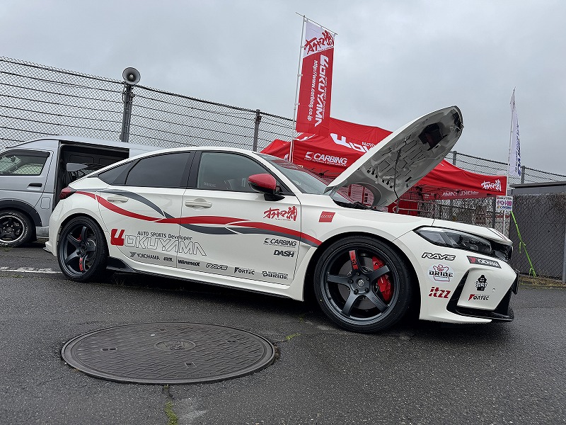 napac_jp's tweet image. 【第41回NAPAC走行会 出展社紹介！】

―　OKUYAMA　―

💡PRポイント💡
弊社デモカーのシビックタイプRに「チタン製タワーバー」や「アルミ製リザーバータンク」新商品の「リヤ牽引フック」も装着されています。
ぜひ見に来てください！

#NAPAC #NAPAC走行会 #OKUYAMA