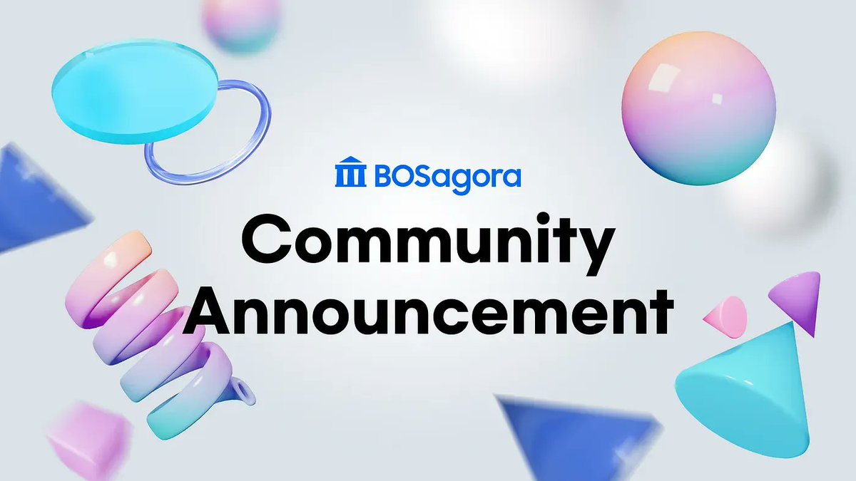Votera Official Launch(2025.09)
: The Beginning of a New Governance Era in the BOSagora Ecosystem

medium.com/bosagora/voter…

The blockchain governance platform Votera, built on the BOSagora mainnet, is now officially open.
Votera is a core governance tool of the BOSagora ecosystem