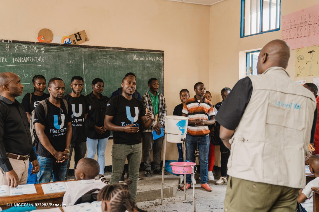 👏 Félicitations à <a href="/ureport_rdc/">U-Report RDC</a> qui vient de dépasser le cap des 9 millions de U-Reporters en #RDC ! Ces jeunes sont de véritables acteurs du changement dans leurs communautés, renforçant la résilience et soutenant des progrès durables #PourChaqueEnfant.