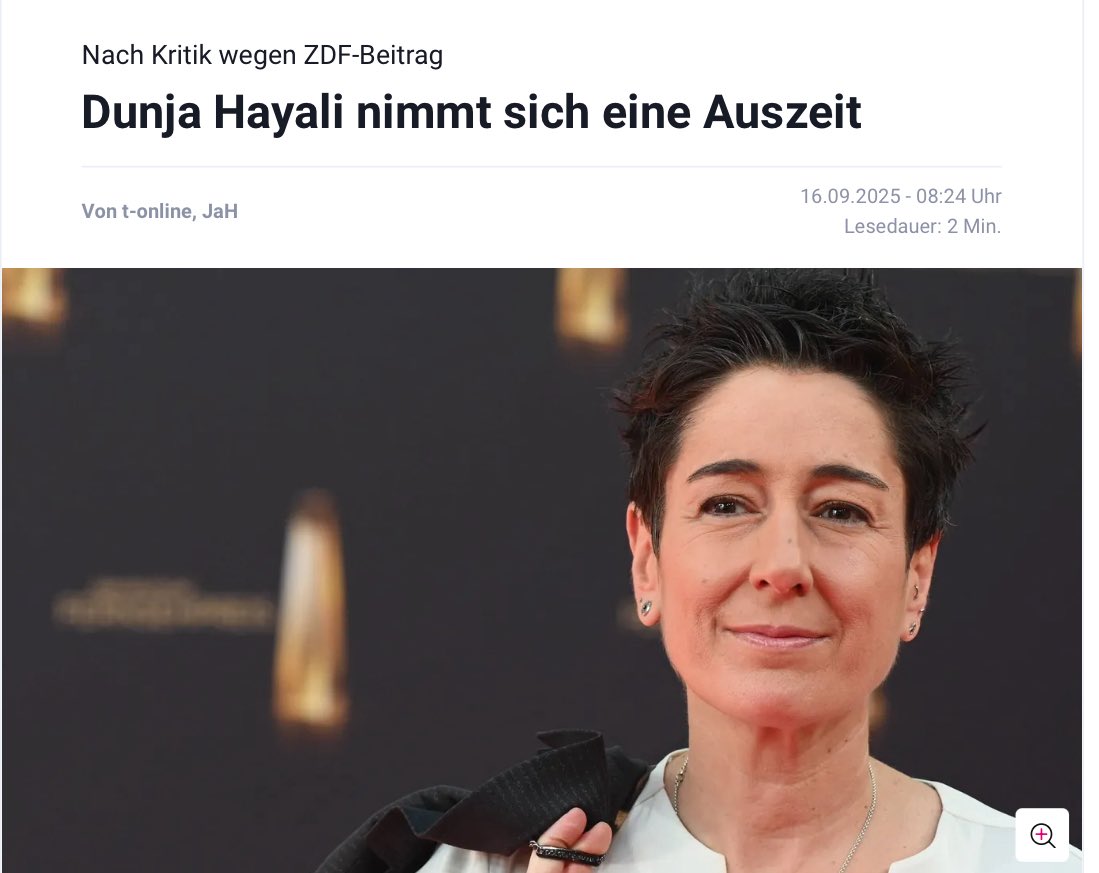 Dunja Hayali nimmt sich eine Auszeit‼️