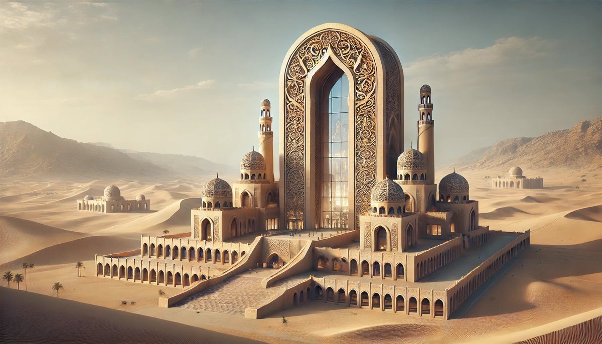 art3dn1's tweet photo. #ماذا_لو كان لدينا Islamic style museum وسط صحراء https://t.co/SBhCXvf2Xt