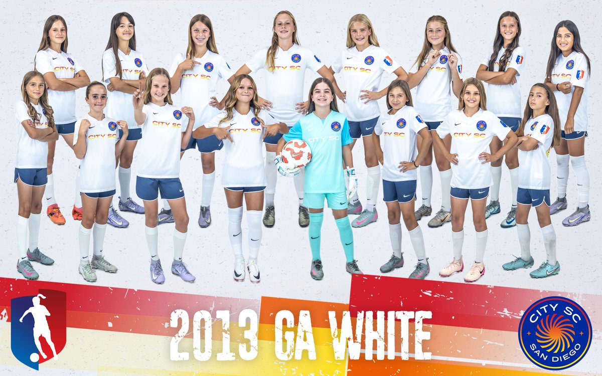 Introducing 2013 <a href="/GAcademyLeague/">Girls Academy</a> White, who are 2-0 thus far in the Southwest Division. Best of luck to Coach Brett Williams and the girls as they face Albion SC San Diego this weekend ... and beyond.

Schedule/Standings
system.gotsport.com/org_event/even…

#OurCity #SomosCity #WeAreCitySC