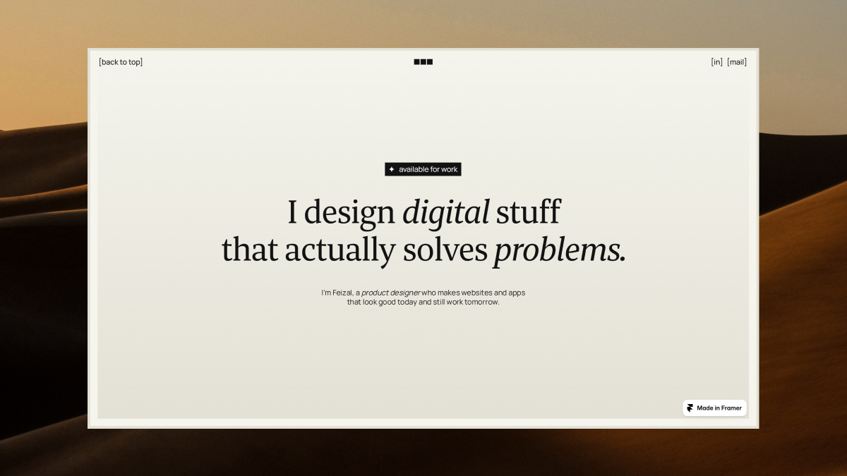 wvyfei's tweet photo. I just refreshed my portfolio website using @framer  - https://t.co/1nYNc9v1ln go check it out :) https://t.co/WjnlY19vd2
