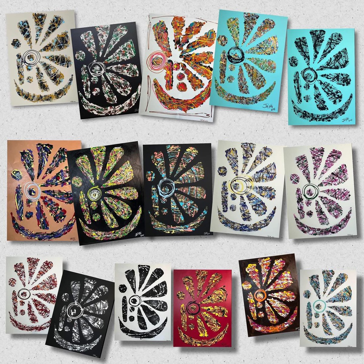 jaskiwatkins's tweet photo. I have 40 original paintings by @abstracteyeart that are meant for the world. There are only 40 abstract eyes in existence, emphasizing their exclusivity and the reason I must proceed slowly. #art https://t.co/lV5yWLLvhw