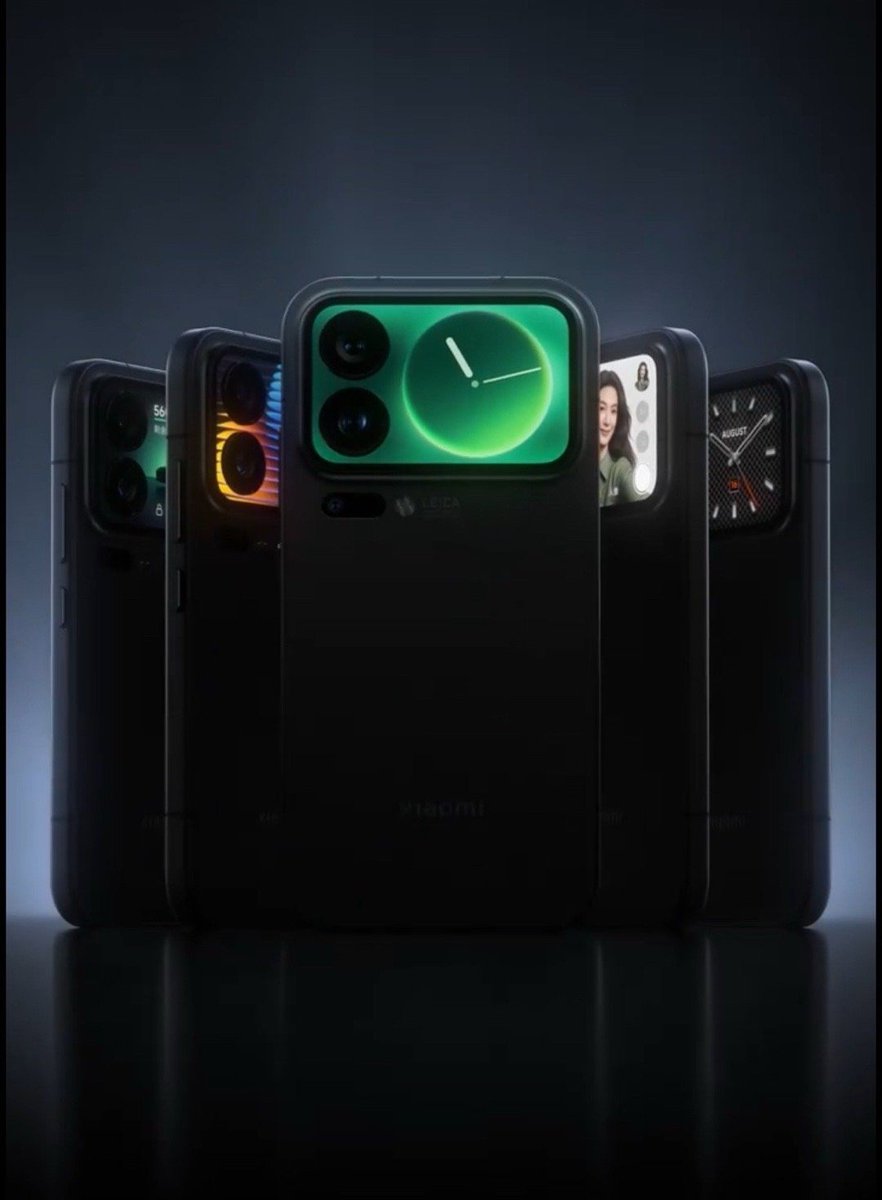 sondesix's tweet image. Meet the new Xiaomi 17 Pro Series.
Years after the Mi 11 Ultra, Xiaomi reintroduced a secondary screen on the rear side.
This time, it is a huge display that fills almost the entire camera housing.
Kudos to Xiaomi for making high-end slab phones fun again.