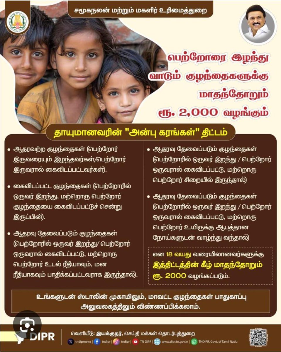 தாயுமானவரின் அன்பு கரங்கள் மூலம் 2000 உதவித் தொகை பெற தகுதியானவர்கள் யார் யார் மற்றும் எவ்வாறு விண்ணப்பிப்பது 👇👇👇