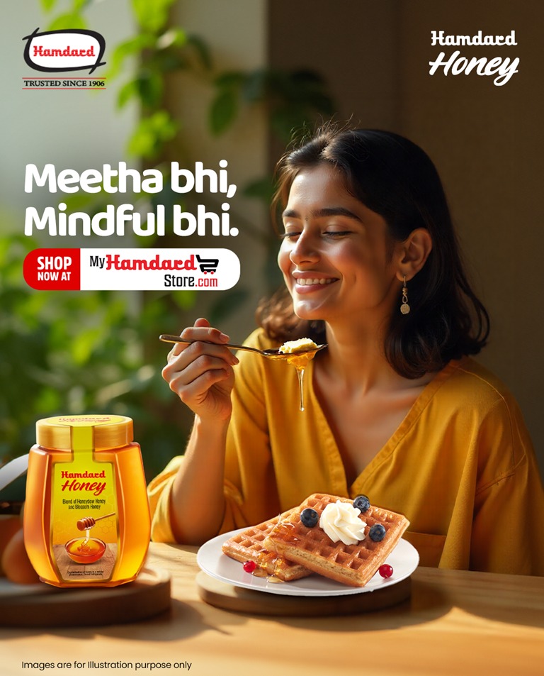 HamdardFoods's tweet image. Why settle for processed sugar when nature offers better? Hamdard Honey, sweetness that’s real, raw, and responsibly harvested.
#Hamdard #HamdardHoney #NaturalSweetness #HealthyLiving #PureGoodness #NoMoreSugar #HoneyItIs #NatureKnowsBest