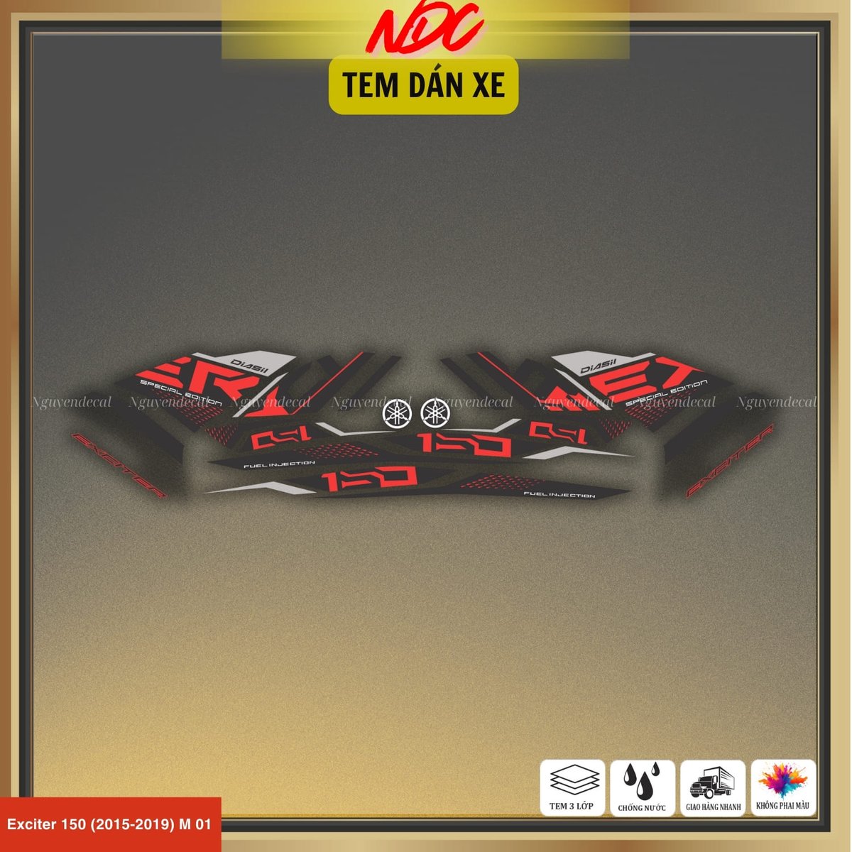 nguyendecal's tweet photo. Tem rời Exciter 150 mẫu zin là lựa chọn hoàn hảo cho những ai muốn giữ nguyên vẻ đẹp chuẩn hãng của xe. Với thiết kế đúng form chuẩn, từng chi tiết trên bộ tem được in sắc nét, bền màu và đảm bảo tính thẩm mỹ cao.
>➤ Xem thêm: https://t.co/N8itNoYL3I https://t.co/Zplw7lOOhY
