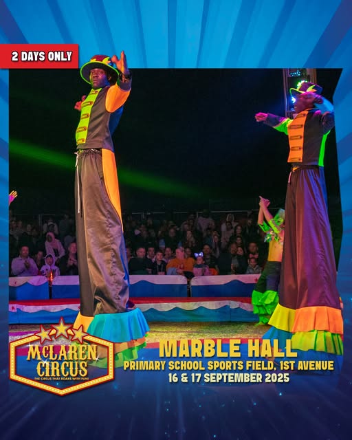 mclarenscircus's tweet photo. All roads lead to #McLarenCircus site for Popular 2025 Show in #MarbleHall Today at 6pm🎪😂🦁🐯🐴🐩🎩🤡😅🥳😍❤️
#Groblersdal #VisitMpumalanga #Limpopo Province
Foreigners Gauteng SAPS Takealot #CelliniLuggage #nedbankforyou #OutDoorWorx
Buy Tickets Online: https://t.co/Y5XPaa2p2g https://t.co/d9bi1hBAIE