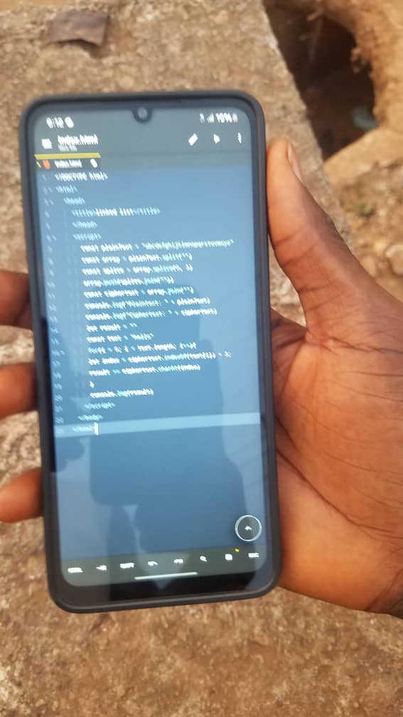 fidexcode's tweet image. Have you written code on the phone before?