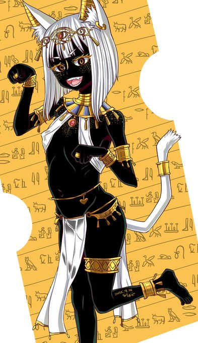 褐色エジプト猫耳口リもいいけど、真っ黒い肌の方が好きなんです。