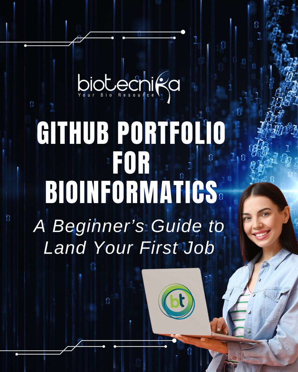 biotecnika's tweet image. Dreaming of your first break in Bioinformatics?
Hereโs a secret most beginners miss ๐ Your GitHub portfolio can speak louder than your CV!
Read the full guide ๐ btnk.org/how-to-build-bโฆ
#Bioinformatics #GitHubPortfolio #LifeScienceCareers #BiotechJobs #CareerTips #Biotecnika