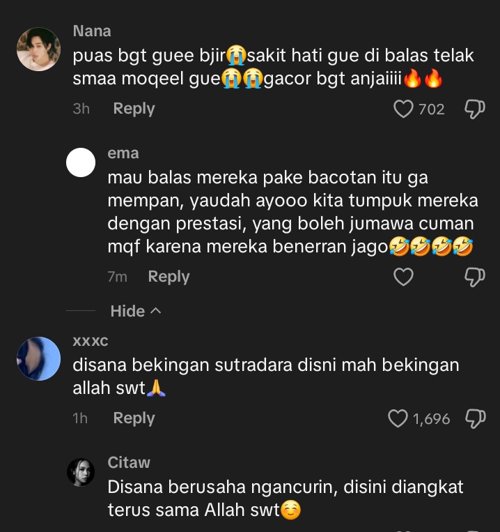 hati hati yang sering tersakiti dan terdzolimi pada muncul😭👊