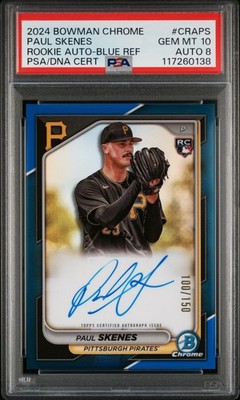 2024 BOWMAN CHROME CHROME RC AUTOS #CRAPS PAUL SKENES 100/150 PSA 10 AUTO 8 #ad #thehobby cardpromoter.com/2025/09/15/bas…