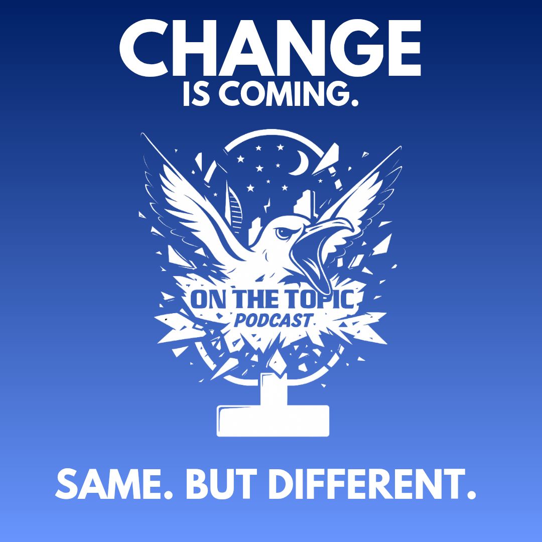It's time for a refresh.

Soon. 

#OnTheTopic #Podcast #PodernFamily #BritPodScene #Change #SameButDifferent #Rebrand #ThisPostWontMatter #ProbablyDeleting #Portsmouth #Southsea #PortsmouthCreatives