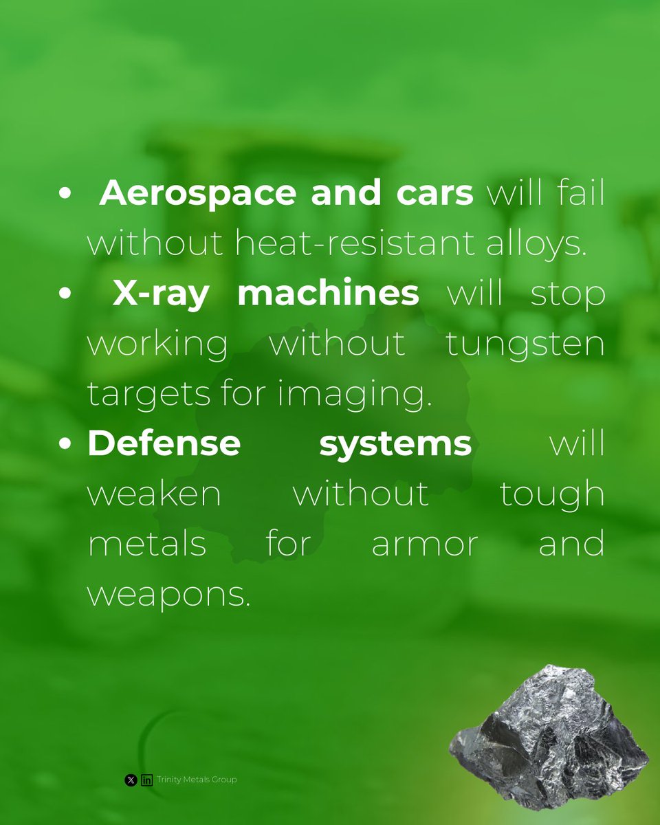 Trinity_Metals's tweet image. #Tungsten might not be a familiar daily life name, or you might not know it, but Tungsten makes your daily life possible. Without it, things go dark and stop moving!. From glowing bulbs to working gadgets, tungsten is the hidden metal that keeps life bright and moving.
#RwOT
