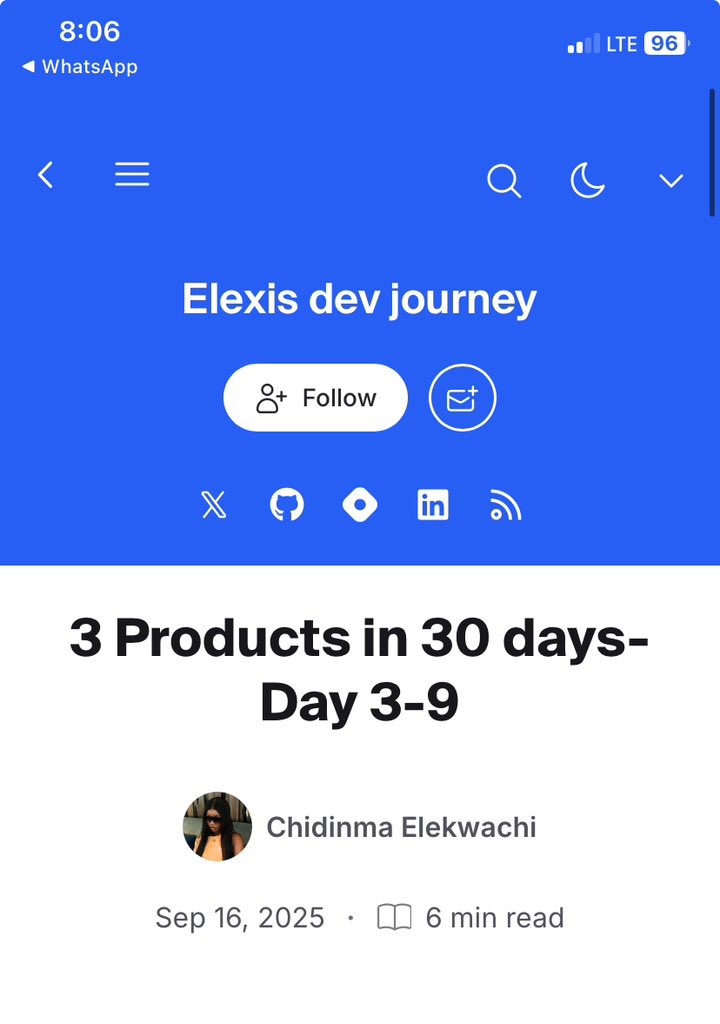 thejavabeast's tweet image. ✨ Well… things changed.
When I started my “3 Products in 30 Days” challenge, the plan was simple:
Ship 3 project (1 mvp + 2 web apps). Share the journey. Keep it lean.
But life (and ideas) rarely follow the script.
Somewhere between Day 3 and today, inspiration doubled and…