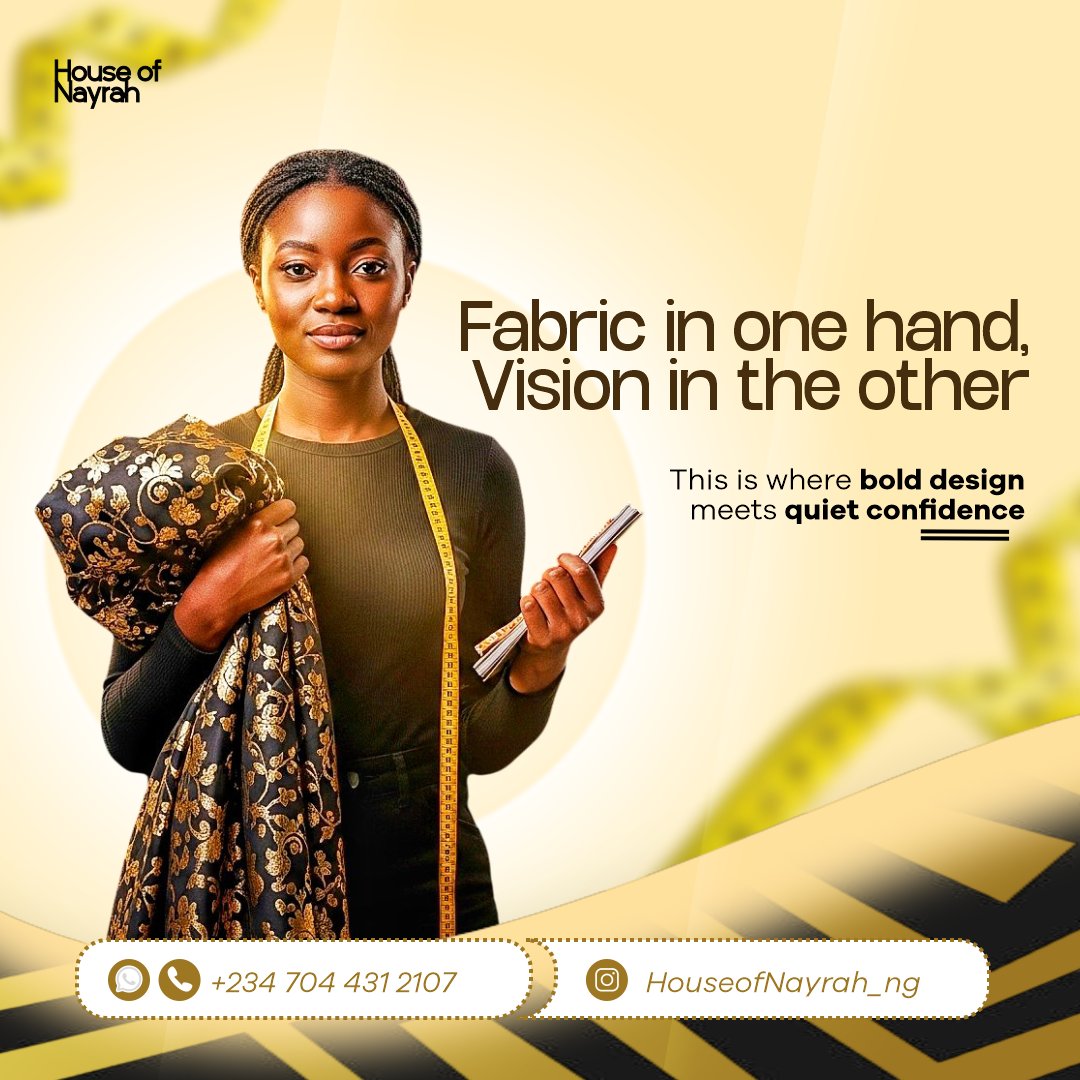 ToshibWorld's tweet image. 2/6

From sketch to stitch ✨  
Every design starts with a clear idea and ends with something magical.  
It’s more than just clothes — it’s art in motion.  
Swipe through and feel the process come alive 👗🧵  

Need something like this for your brand? Send a DM