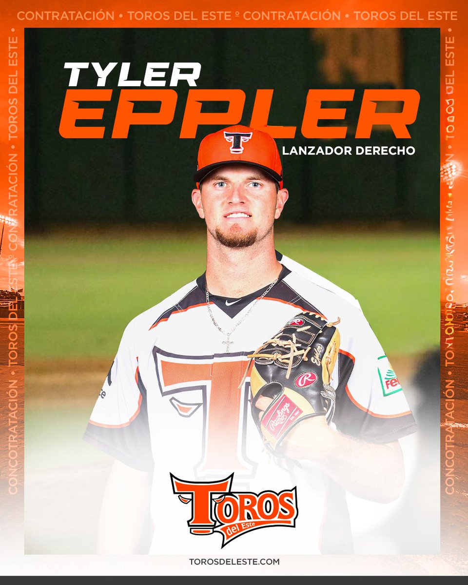 Informamos que regresa el espigado lanzador Tyler Eppler a la tropa taurina. <a href="/TylerEppler36/">Tyler Eppler 艾璞樂</a> viene de su tercera temporada en el béisbol de Taiwán.