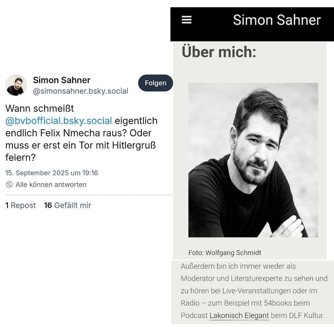 DLF Kultur Moderator fordert, dass Felix Nmecha beim BVB rausgeworfen wird, weil dieser um den ermordeten Charlie Kirk trauerte. #OerrBlog