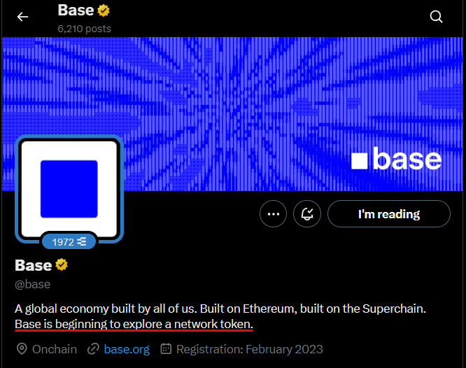 0xZayfer's tweet photo. Gm Based, this is the best news I’ve heard this year, I’ve said it many times already  Base is the future.

$BASE soon Based https://t.co/12HKHYQCfF
