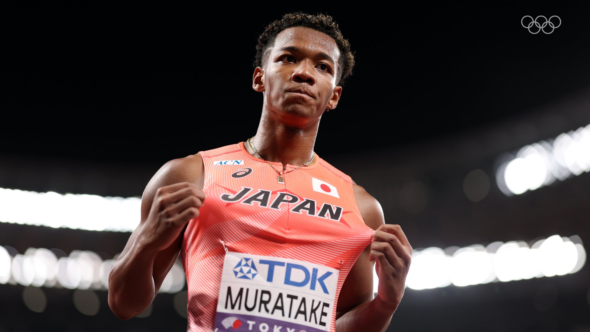 村竹ラシッド 直筆 サイン ビブス ゼッケン ang 世界陸上 五輪 選手 村竹ラシッド 直筆 サイン ビブス ゼッケン ang 世界陸上 五輪 選手