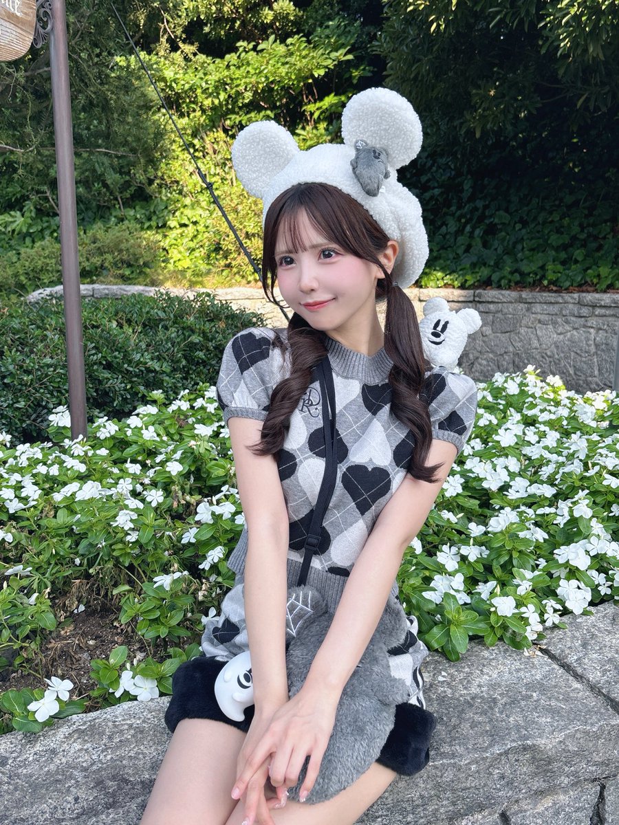 ディズニーハロウィン始まった👻♡ おばけベレー帽にぬいぐるみ