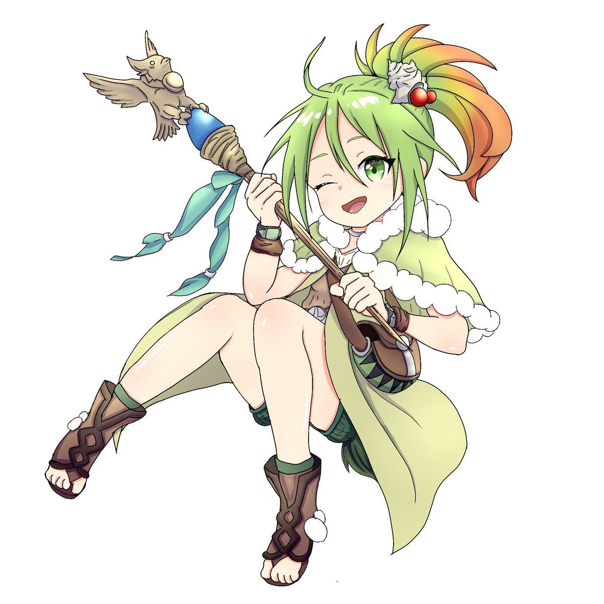 久しぶりのお絵かき
ガスタの神裔 ピリカを描きました🦑