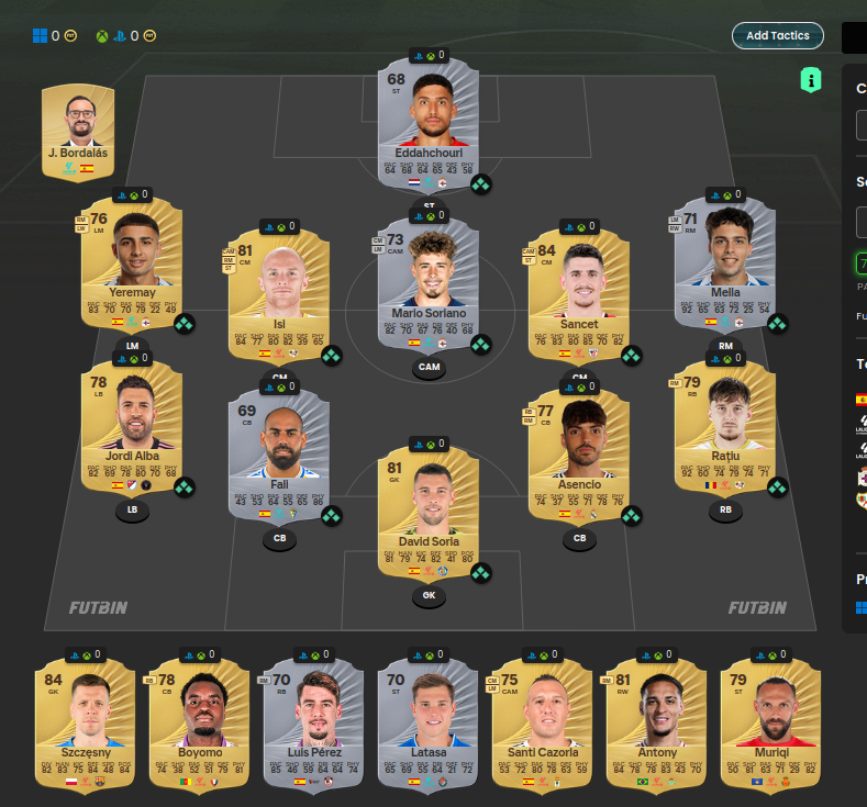 Primera plantilla, el fut champions pinta bien