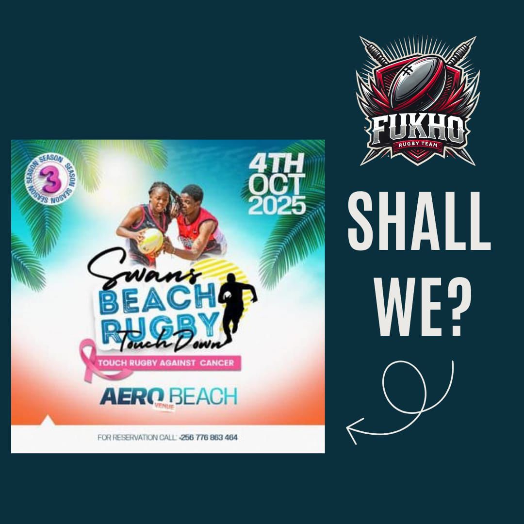 SwansSportsClub's tweet image. 📢📢Team Announcement 📢📢📢
Cancer causes enormous strain on family, friends &amp;amp; loved ones.  #TeamFukho captained by @KABAYANJA is not watching by the sidelines. He is rallying all loved ones to join the #SwansBeachRugby #CancerAwareness25 festival. Register your team NOW🤗
