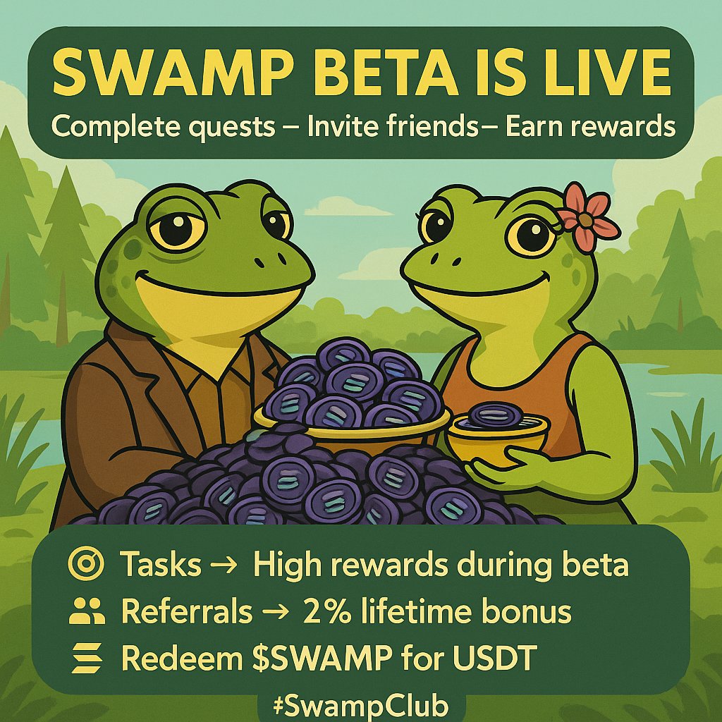AkinfolarinJoh2's tweet photo. Deep in the misty swamp where crocs guard ancient secrets 🐊✨ 

I found my tribe the #SwampClub. it’s more than just tokens it’s mystery culture and bayou vibes 🌿💎 

join the journey with @swampweb3 → https://t.co/Oi9QqlFwZu https://t.co/gOzCwjp9Oo