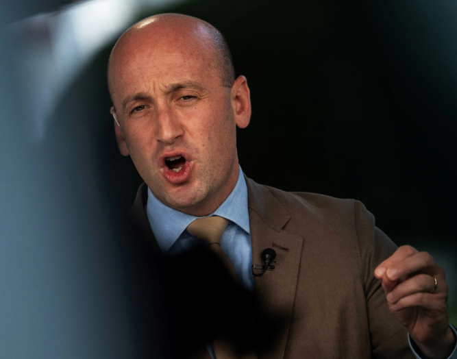 Stephen Miller is worried about the mid-terms. He has attacked “leftist ideology" &amp; branded the Democrats as a “domestic extremist organization,” 

This is Trump’s top adviser - does he want to turn America into a fascist state? 

1. Yes
2. Maybe
3. No
4. Huh, what is fascism?