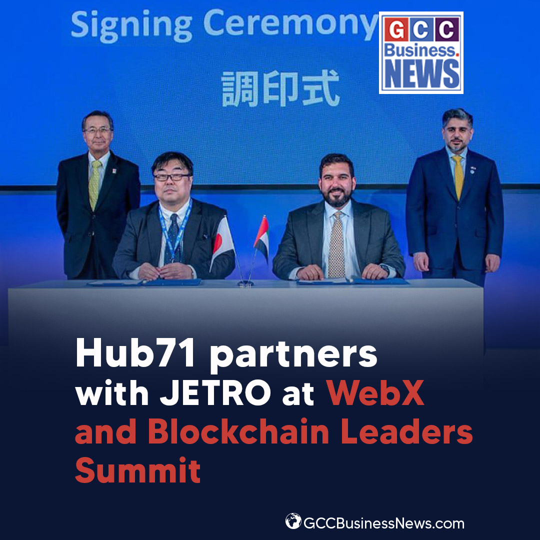 GCCBusinessNews's tweet image. Hub71 partners with the Japan External Trade Organization (JETRO) to connect Japanese startups with Abu Dhabi’s ecosystem.

gccbusinessnews.com/abu-dhabi-hub7…

#Hub71  #JETRO #JapaneseStartups #WebX  #GCCBusinessNews @hub71ad