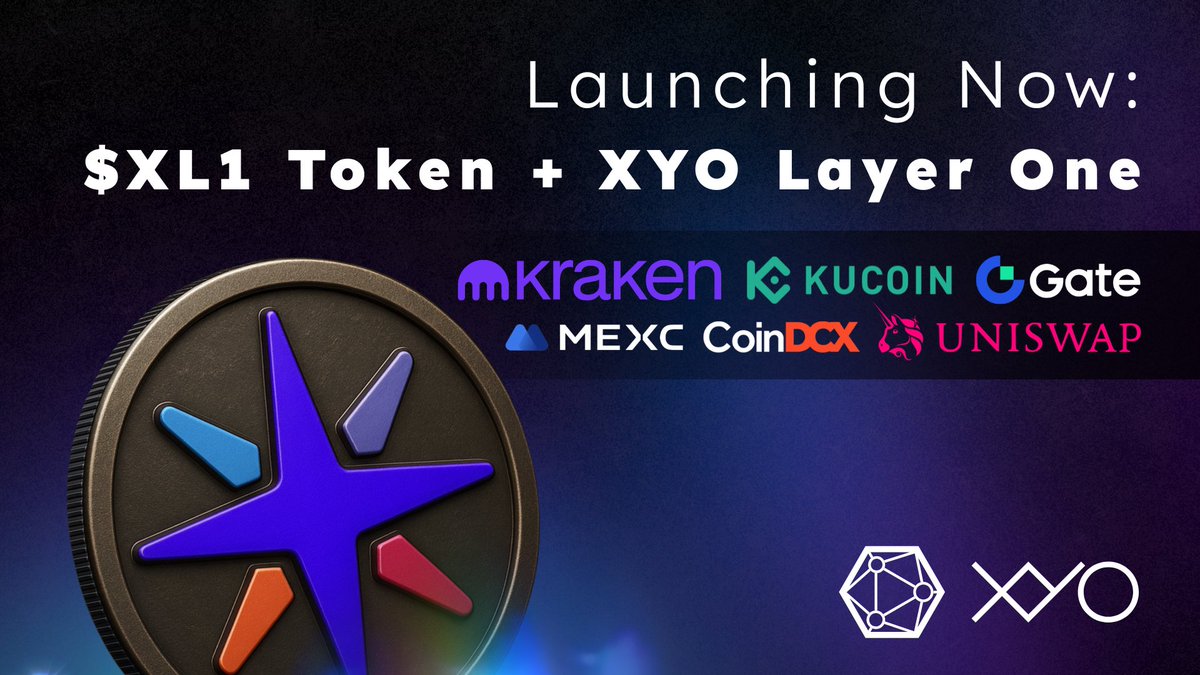 OfficialXYO's tweet image. And now, a word to our favorite degens. (That's you.)
$XL1 is here. It might be the biggest thing XYO has ever done, next to our 10M+ node DePIN. Do not wait.
LFG ➡ xyo.network/blog/xl1-tge