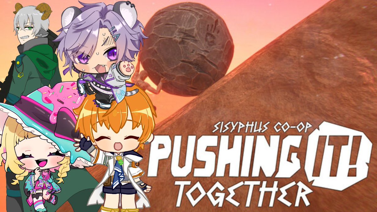 hosizoratumiki's tweet photo. 泣いても笑っても今日できっと最終回!!
【#Pushingit!Together - Sisyphus Co-op】ほんとに最終回予定!
https://t.co/dIh0R2F5x3 https://t.co/TArK0EoqWy