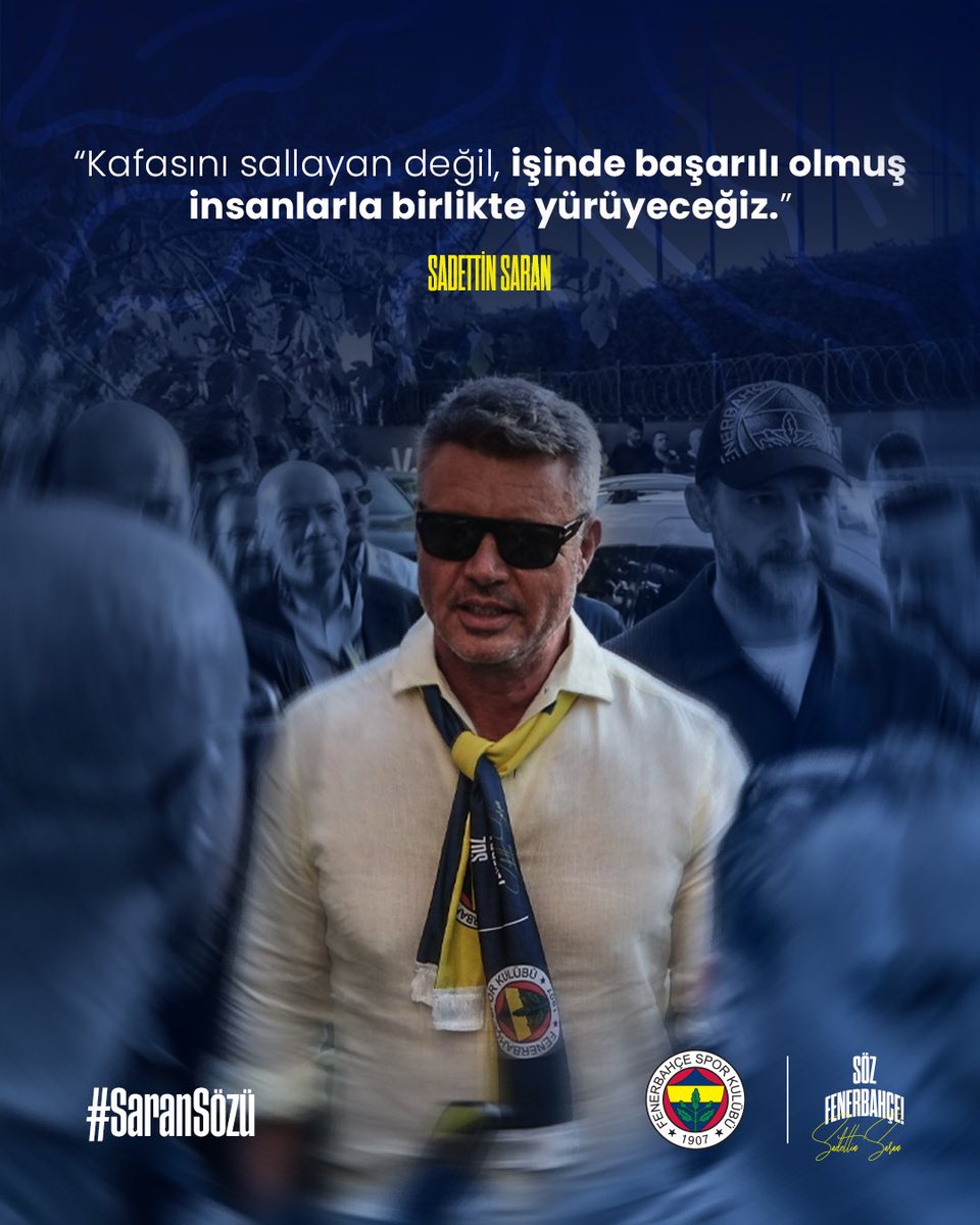 Başarı için yürüyeceğiz, başaracağız!

#SaranSözü