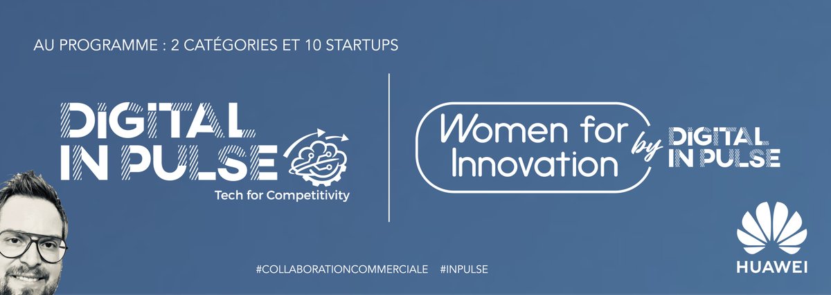 camillejourdain's tweet photo. L’édition 2025 de Digital #InPulse est dédiée à l’innovation au service de la compétitivité technologique, industrielle ou économique.

👉 Au programme, 2 catégories :
- Women for Innovation
- Tech for Competitivity
Hâte de découvrir les lauréats ! 
@HuaweiFr https://t.co/r7Ee8GjPNt