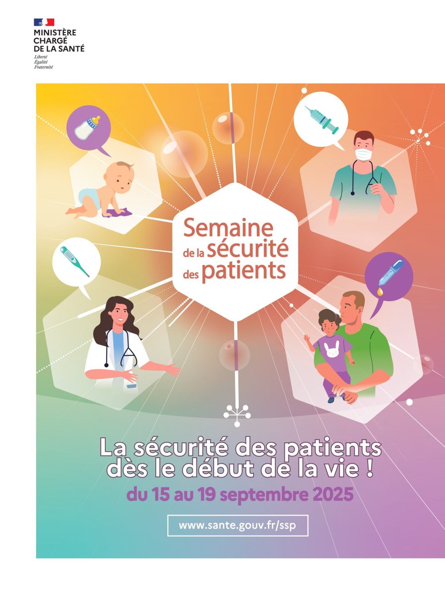 📢Les établissements se mobilisent pour la #SSP2025 - Semaine de la Sécurité des Patients autour d’un enjeu majeur : « La sécurité des patients dès le début de la vie » et proposent des ateliers et actions concrètes pour prévenir les risques et renforcer la qualité des soins.