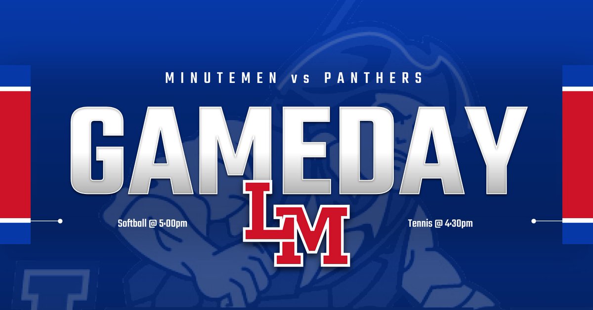 🎾🥎 GAMEDAY! Double header action as Tennis takes the court at 4:30pm and Softball steps up to the plate at 5:00pm vs the Panthers! Come out and support your Minutemen! #LexingtonPride